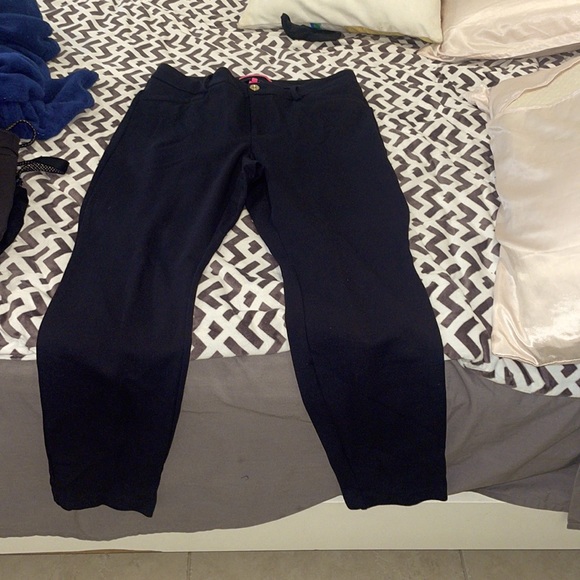 blue dress pants size 10, gently used - Picture 1 of 2